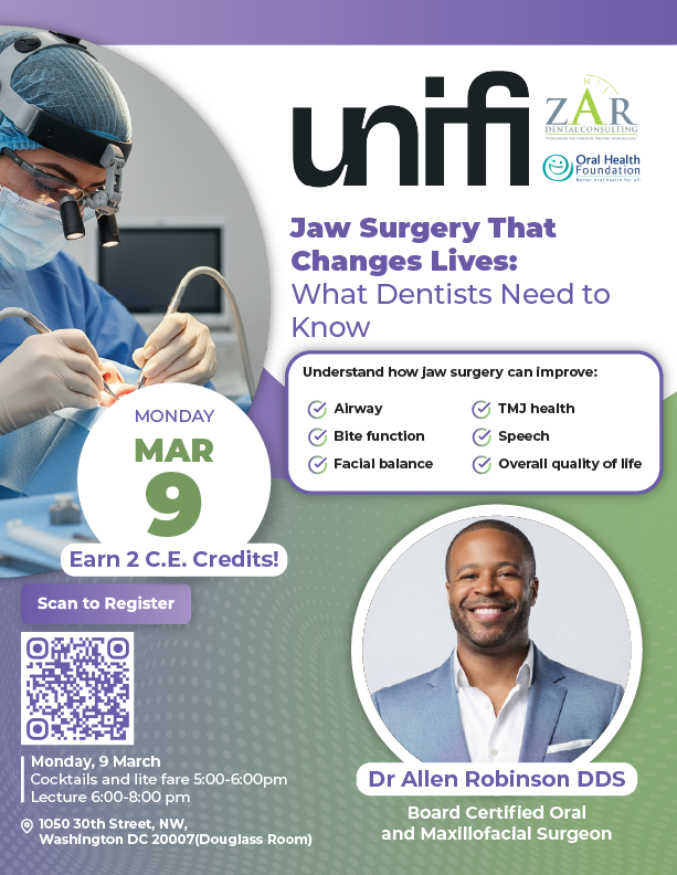 Jaw Surgery That Changes Lives: What Dentists Need to Know event flyer