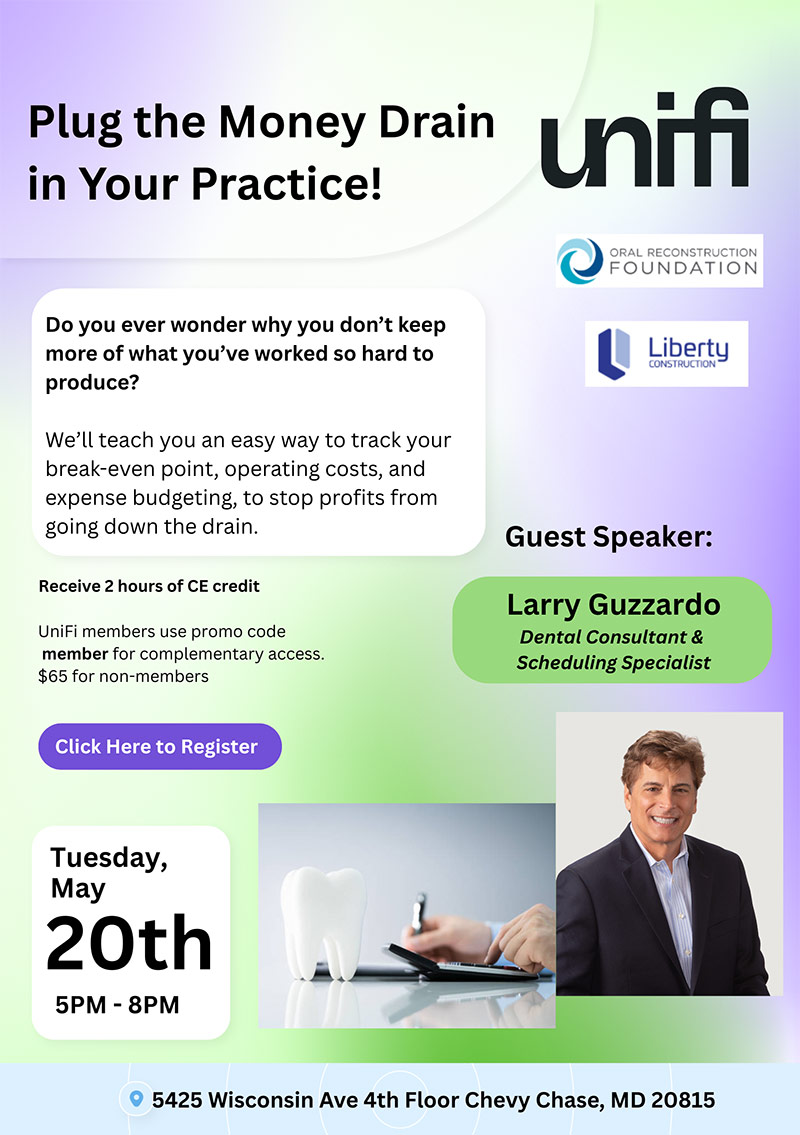 Plug the Money Drain in Your Practice! event flyer