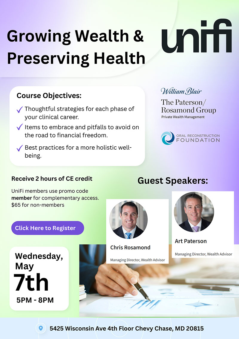 Growing Wealth & Preserving Health event flyer